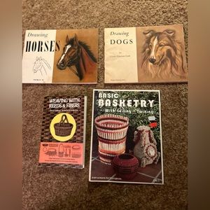 Lot of 4 Art and Craft VTG Paperback 📕 Books